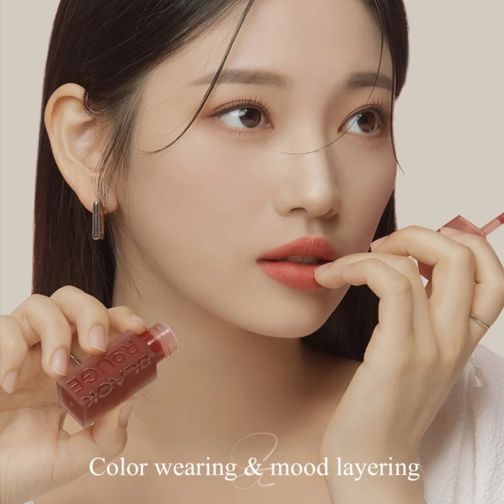 Son kem lì Black Rouge Double Layer Over Velvet 4g lớp finish lỳ căng bóng và ấm mượt