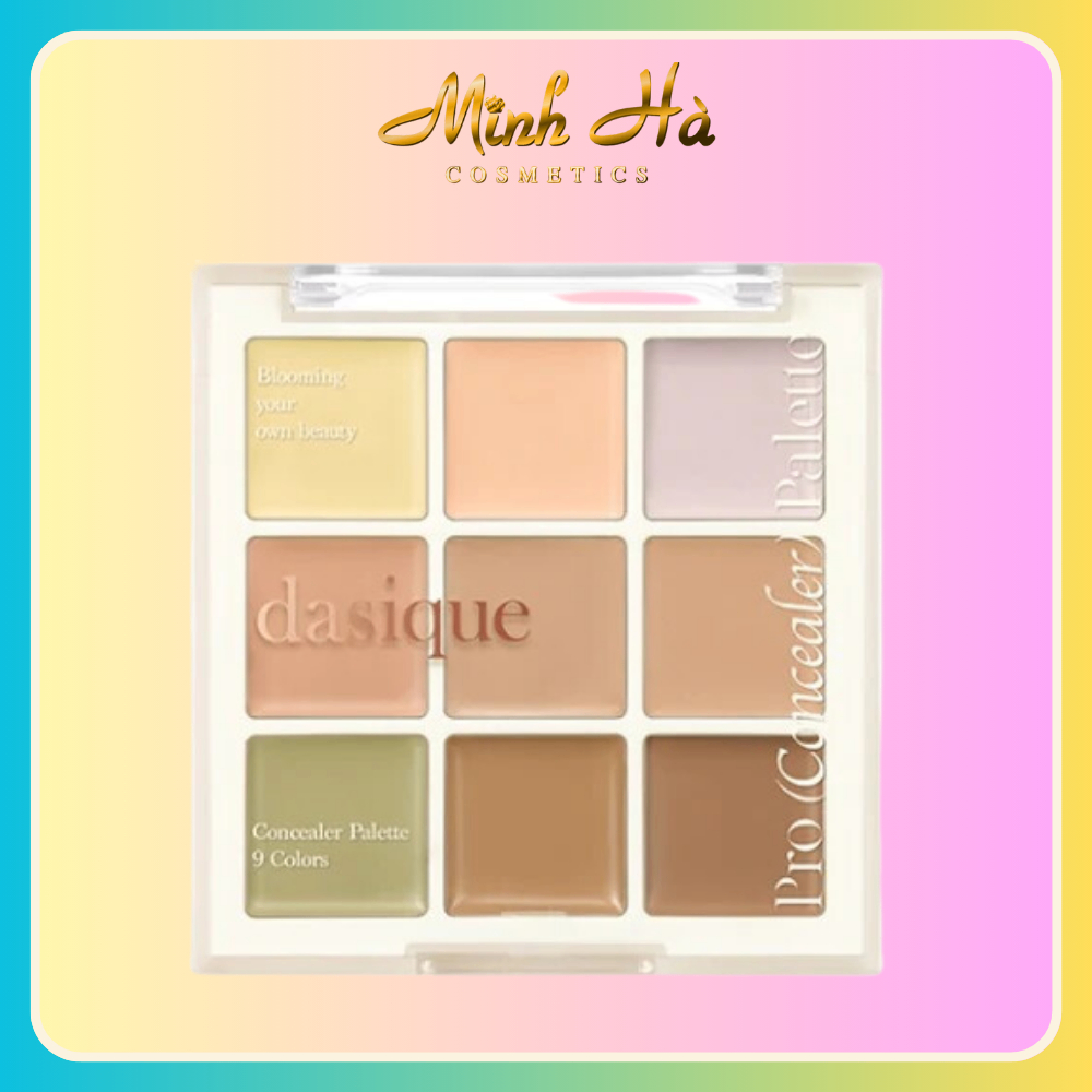 Bảng che khuyết điểm Dasique Pro Concealer Palette #01 Cover 9g che phủ tốt lâu trôi