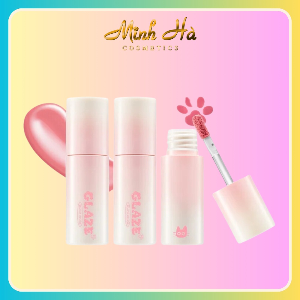 Son bóng Black Rouge Chewy Lip Glaze 32.8g môi căng mọng che phú rãnh môi