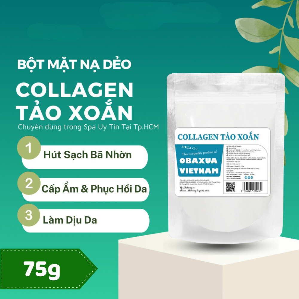 Bột đắp mặt nạ thiên nhiên Obaxua 75/250/500g các loại