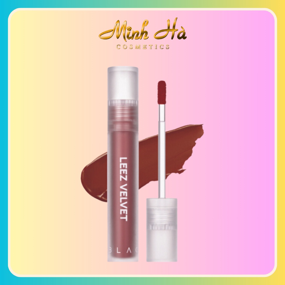 Son Black Rouge Leez Velvet Tint 4g chất son mềm mại, xốp mịn