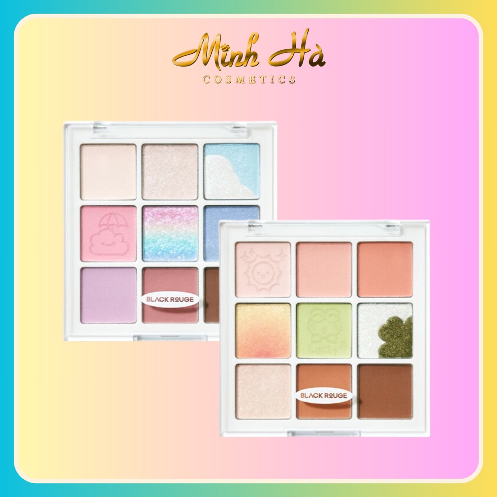 Bảng phấn mắt 9 ô Black Rouge Colordation Mood Palette Weather Zip đây màu sắc và sáng tạo