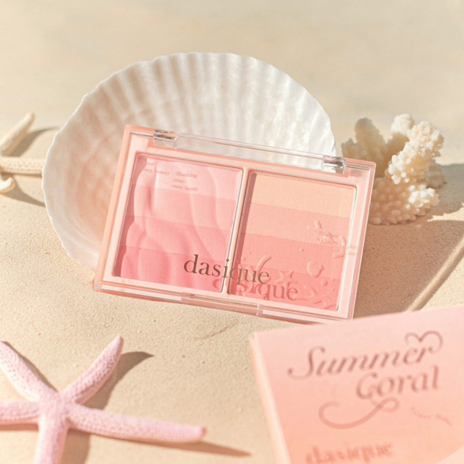 Bảng phấn má hồng Dasique Blending Cheek chất phấn mềm mịn lên màu tự nhiên