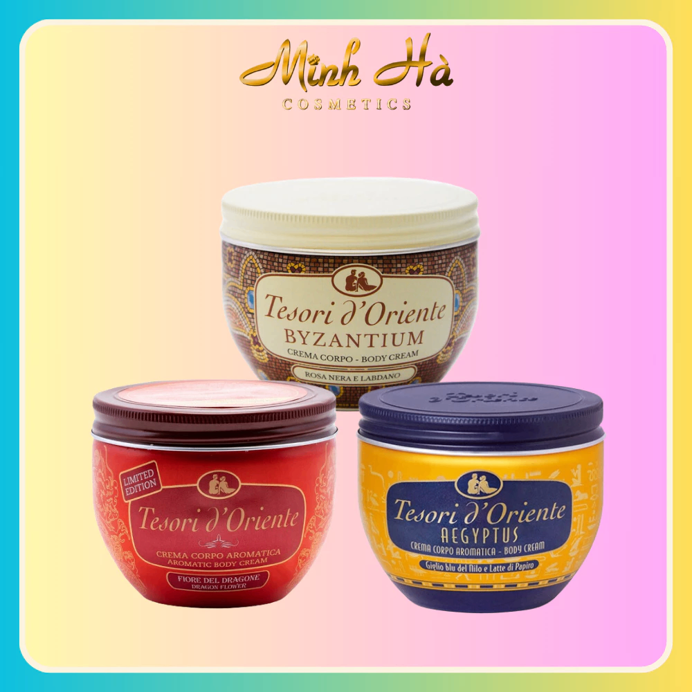 Kem dưỡng thể hương nước hoa Tesori D'Oriente Body Cream 300ml lưu hương và cấp ẩm cho da