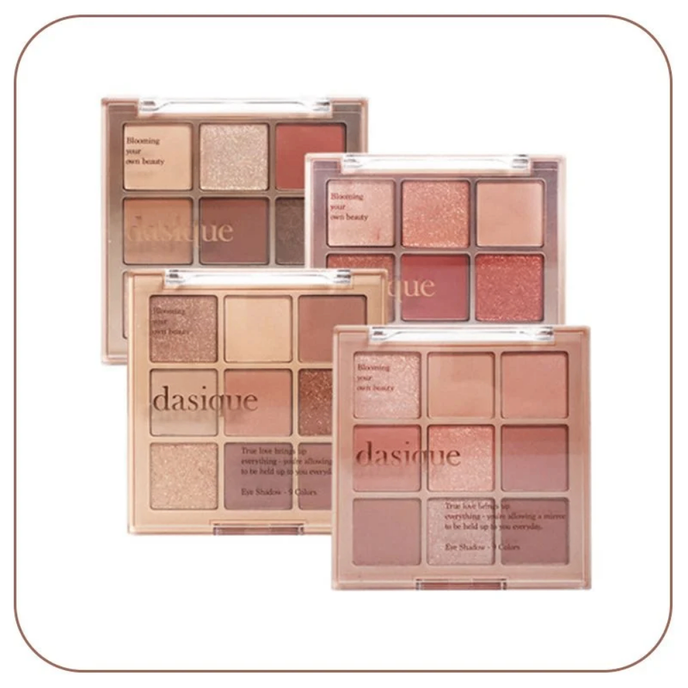 Bảng phấn mắt trang điểm Dasique Shadow Palette kết cấu mềm mịn dễ tán bám màu