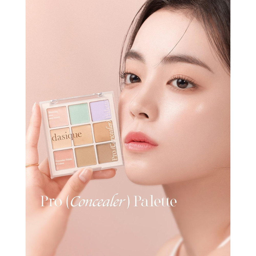 Bảng che khuyết điểm Dasique Pro Concealer Palette #01 Cover 9g che phủ tốt lâu trôi