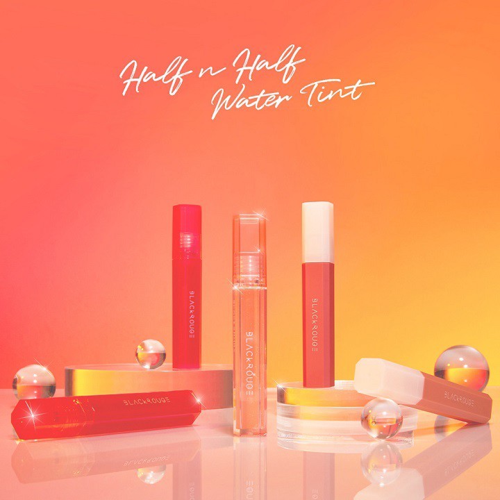 Son Black Rouge Half N Half Water Glow 4g mềm mượt tự nhiên