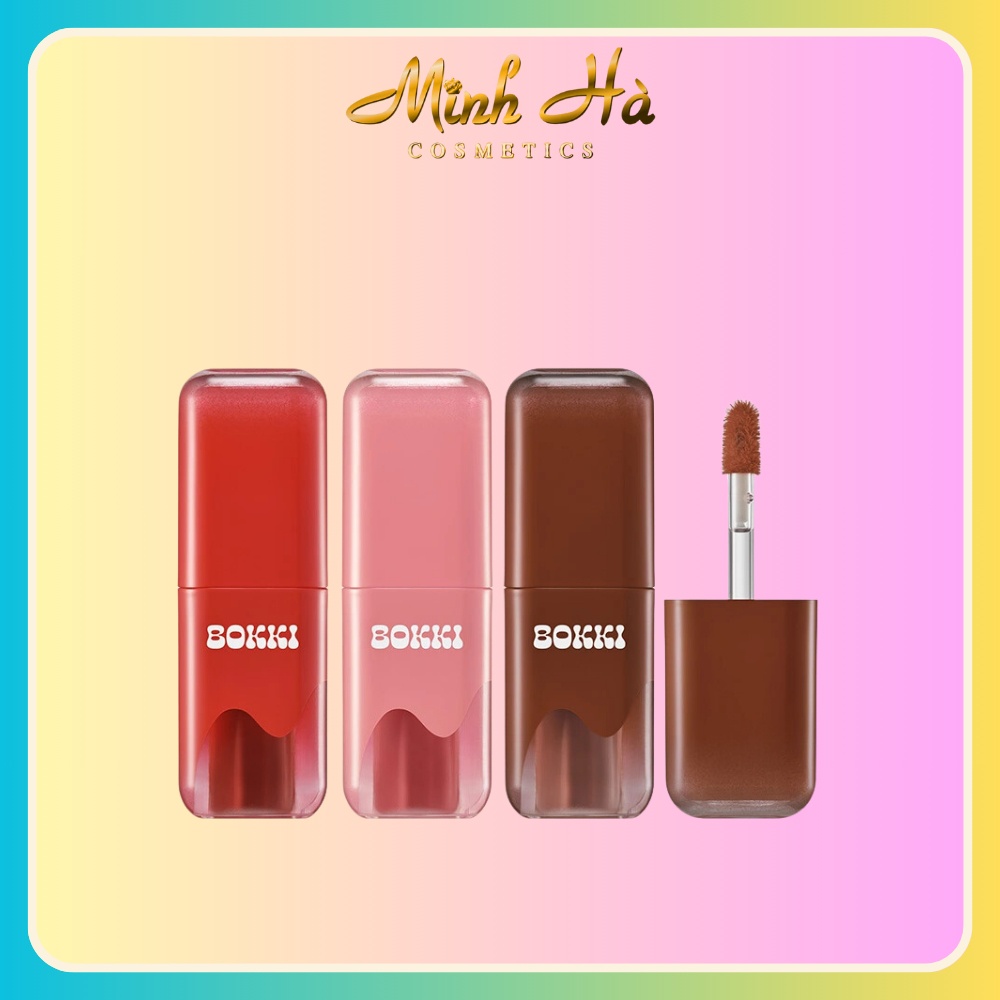 Son tint bóng Black Rouge Glow Bokki Tint 4.85g mỏng nhẹ căng bóng môi