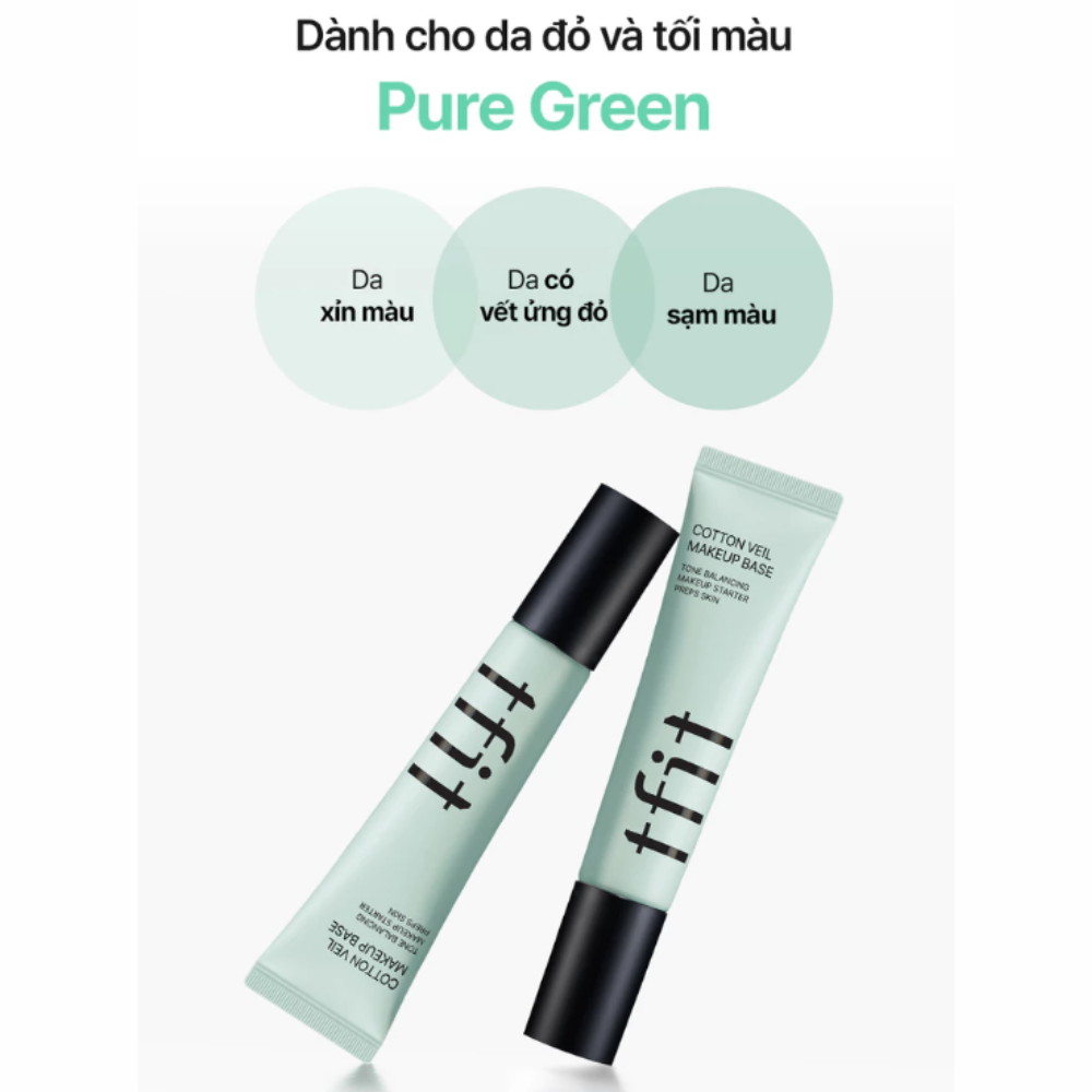 Kem lót Tfit Delicate Silk Veil Art Primer 30ml chỉnh màu da trông đều màu hơn kiềm dầu