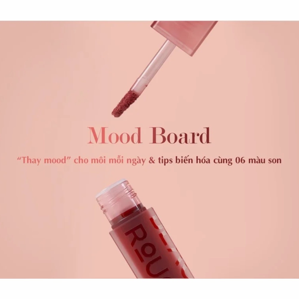 Son kem lì Black Rouge Double Layer Over Velvet 4g lớp finish lỳ căng bóng và ấm mượt