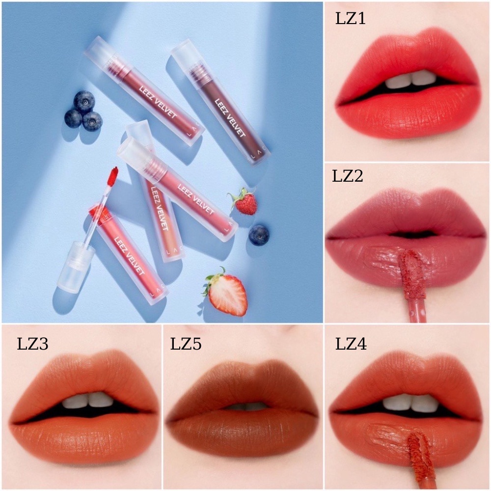 Son Black Rouge Leez Velvet Tint 4g chất son mềm mại, xốp mịn