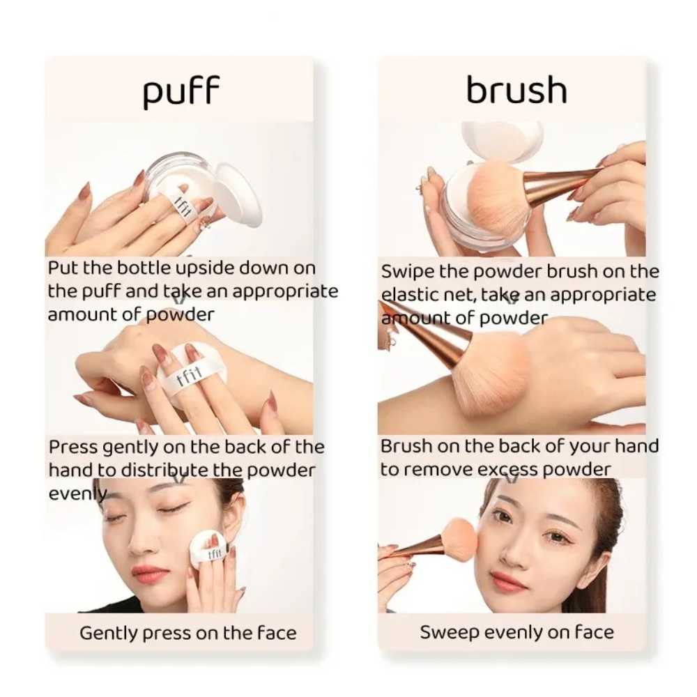Phấn phủ dạng bột Tfit Translucent Powder 7g che phủ và kiềm dầu lâu trôi