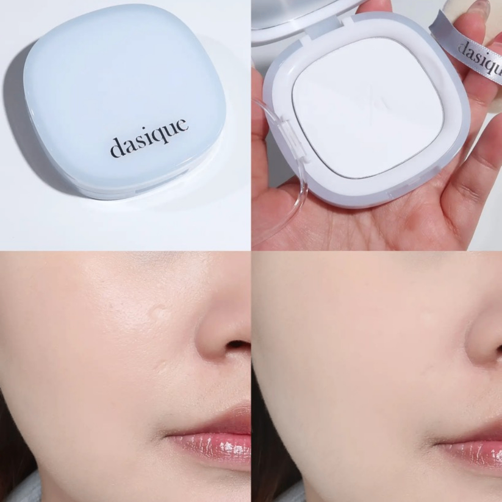 Phấn phủ nén Dasique Soft Cotton Powder 4g kiềm dầu nâng tông tự nhiên