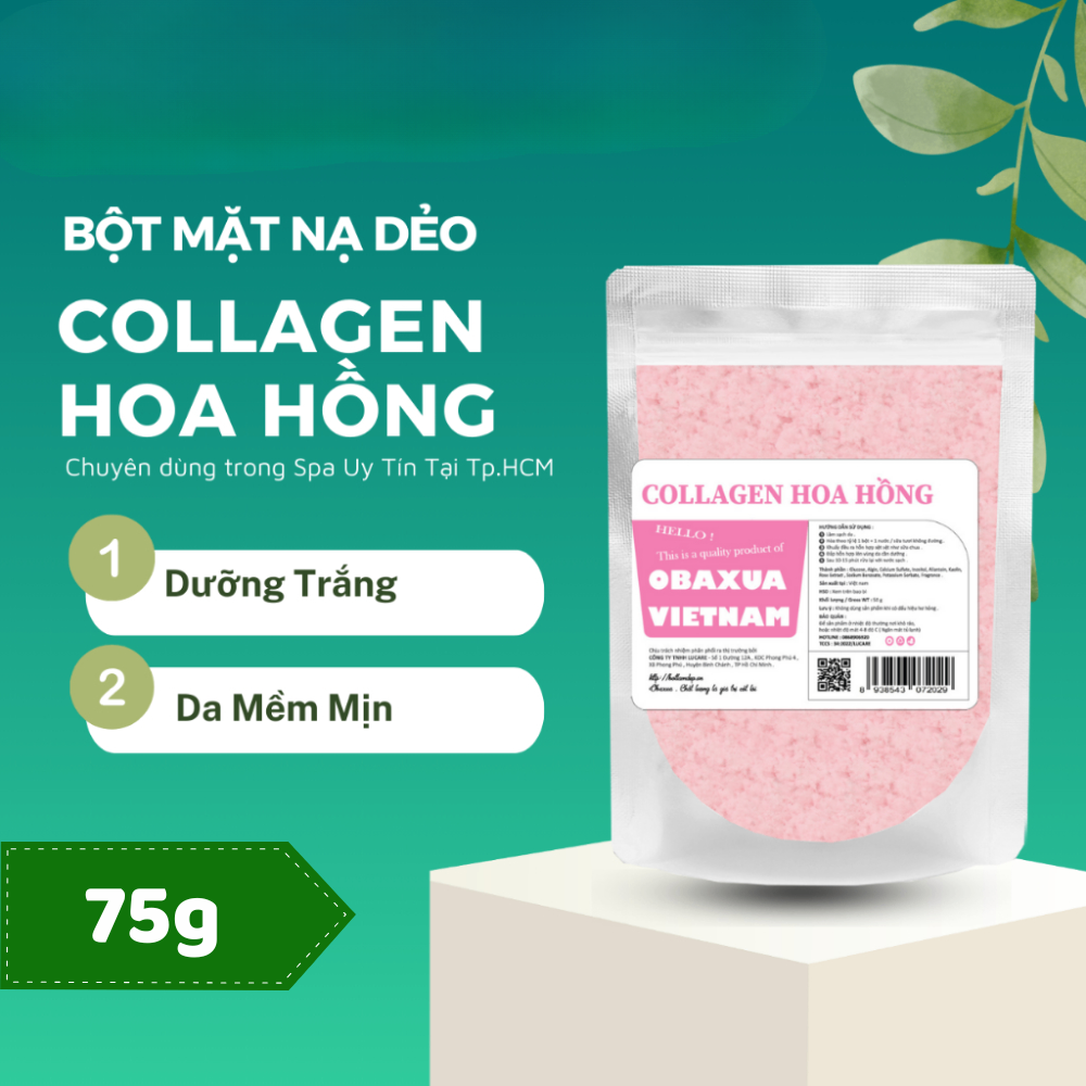 Bột đắp mặt nạ thiên nhiên Obaxua 75/250/500g các loại
