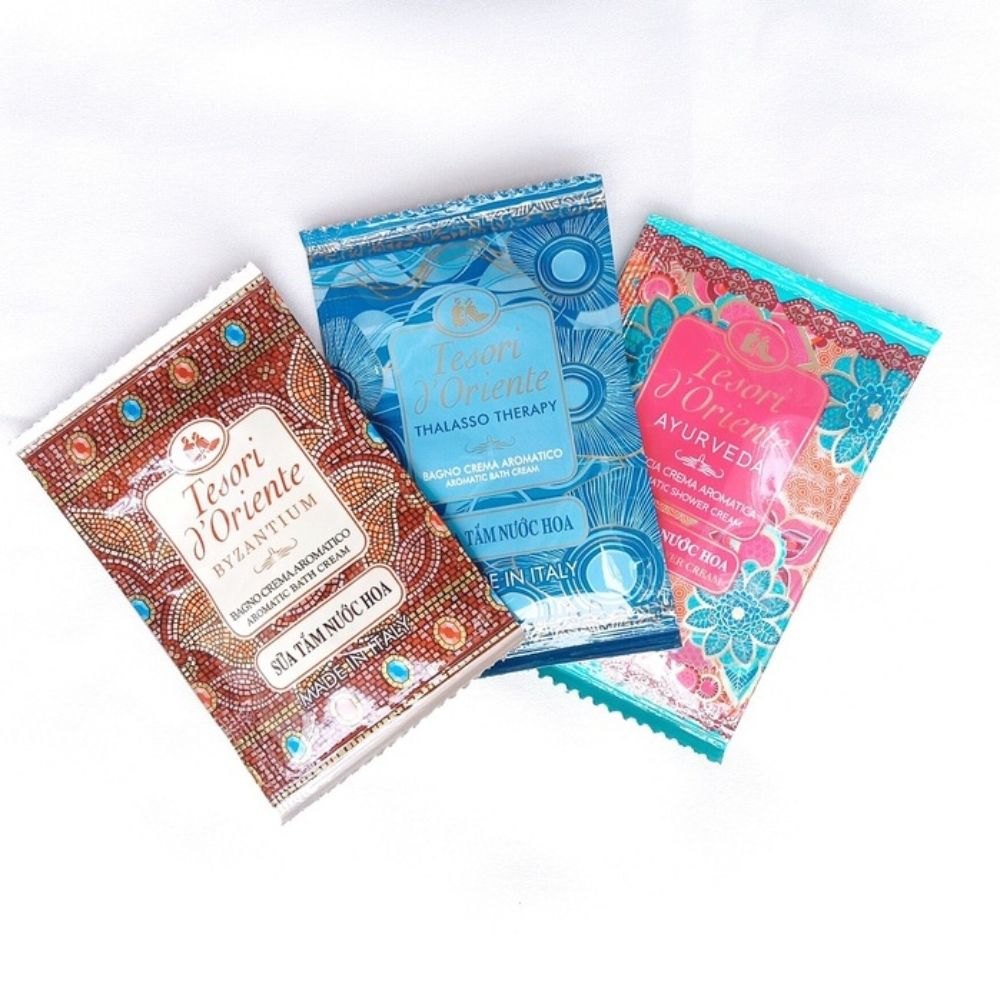 12 gói sữa tắm Tesori d'Oriente 9ml mang đến làn da tươi trẻ và đầy sức sống