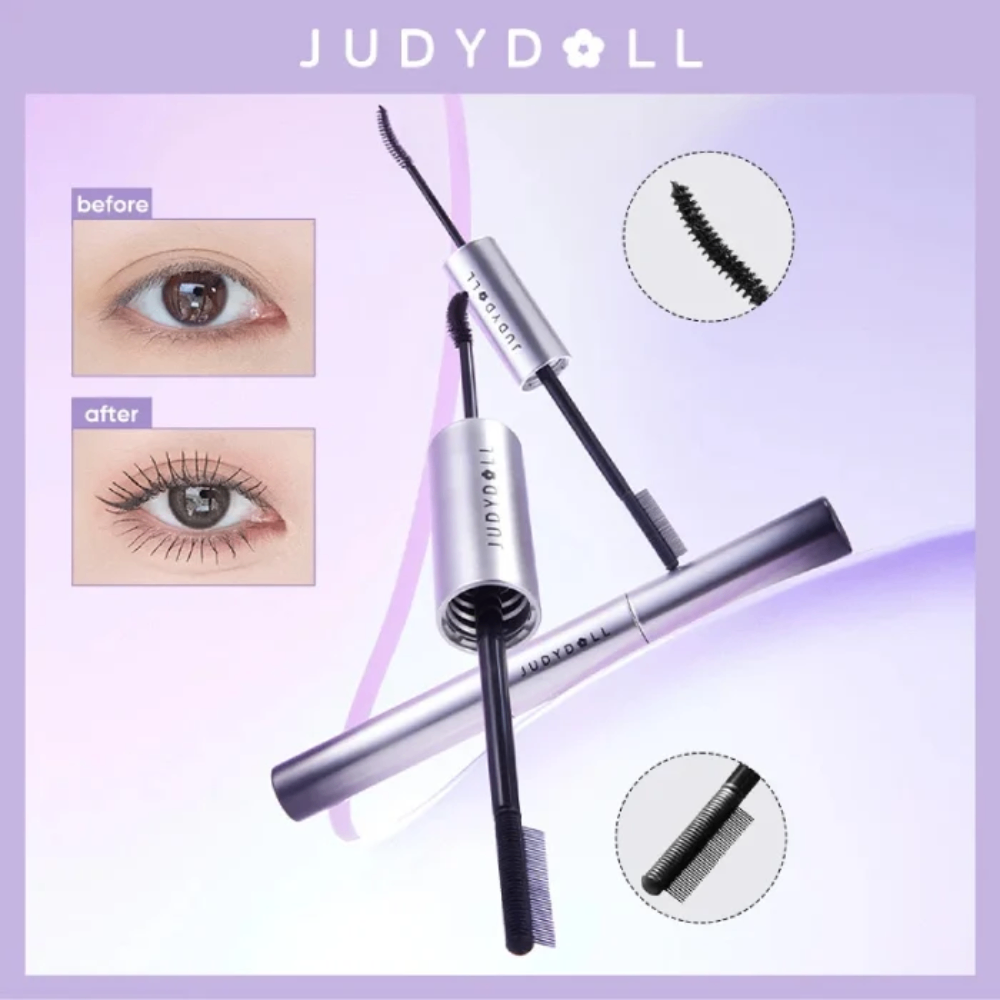 Mascara Judydoll 2 Đầu Volume & Curling Duo 6.5g làm dài và cong mi tự nhiên