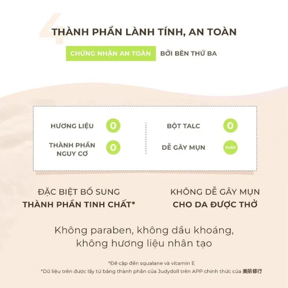 Phấn nền Judydoll Soft & Velvet Matte Powder Foundation 4g kiềm dầu lâu trôi
