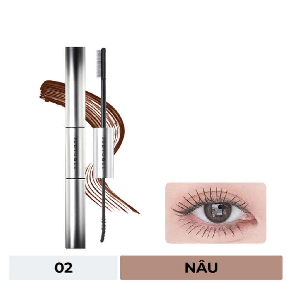 Mascara Judydoll 2 Đầu Volume & Curling Duo 6.5g làm dài và cong mi tự nhiên