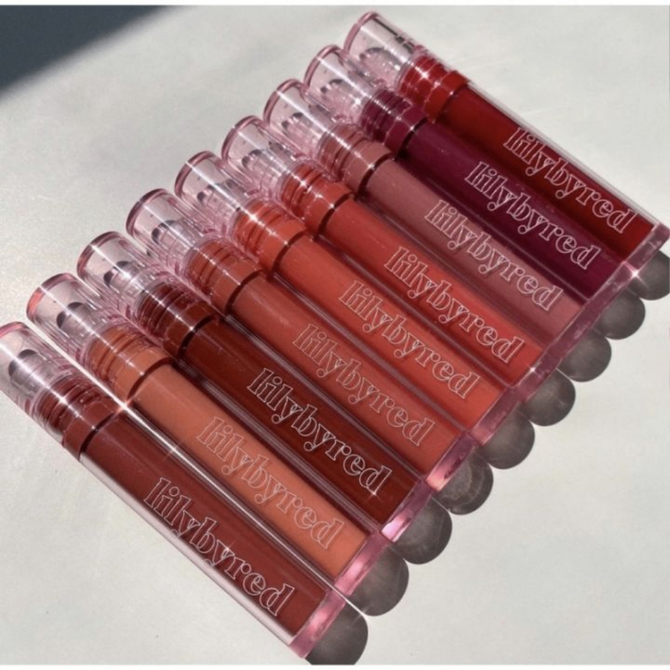 Son tint bóng Lilybyred Glassy Layer Fixing Tint 3.8g tint nước, lỏng nhẹ không nặng môi