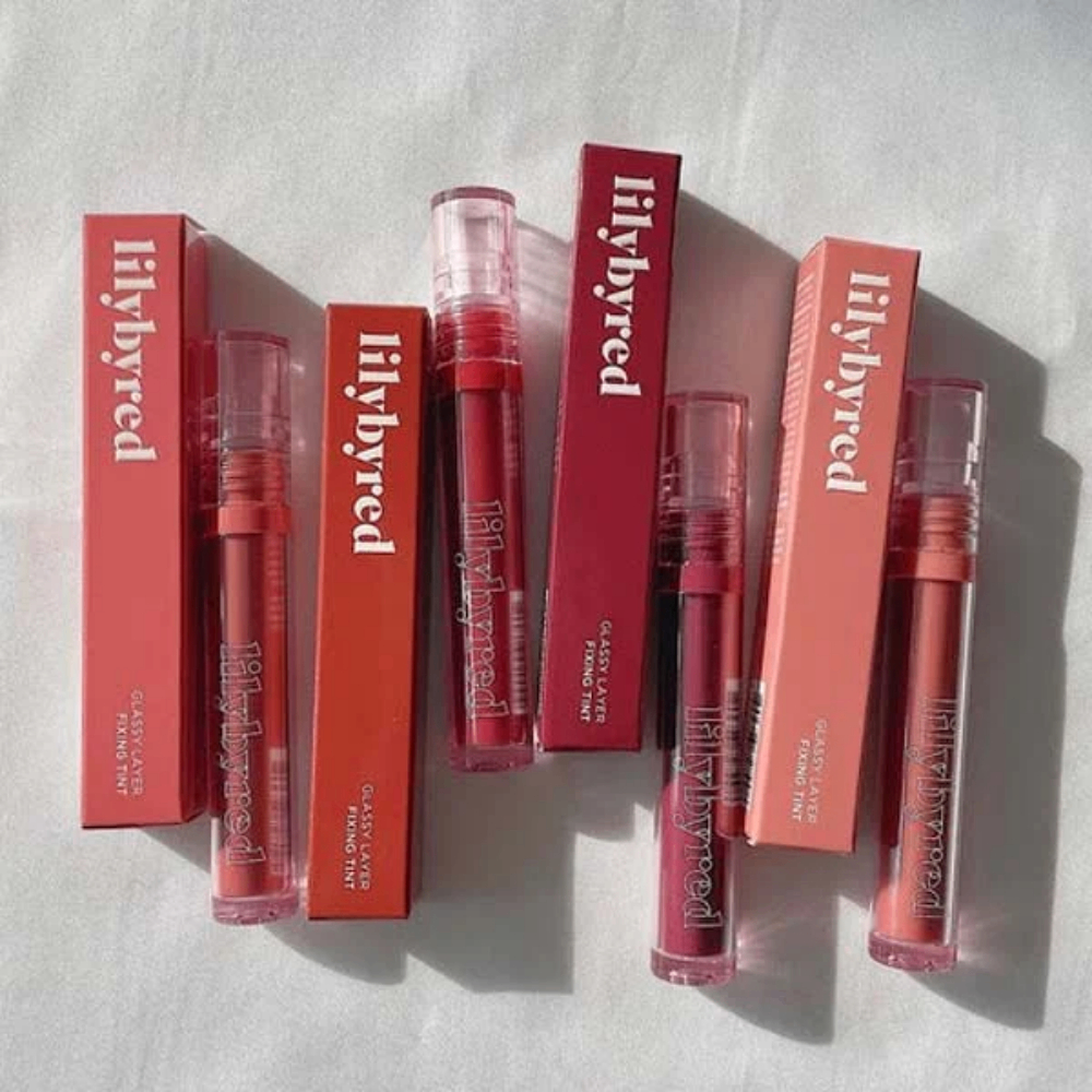 Son tint bóng Lilybyred Glassy Layer Fixing Tint 3.8g tint nước, lỏng nhẹ không nặng môi