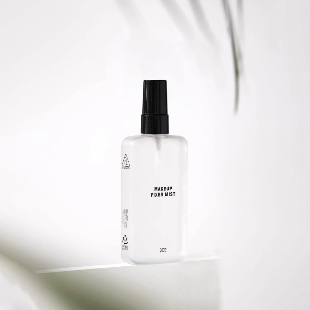 Xịt khóa nền 3CE Makeup Fixer Mist không nhũ 100ml cấp ẩm giữ lớp trang điểm hiệu quả