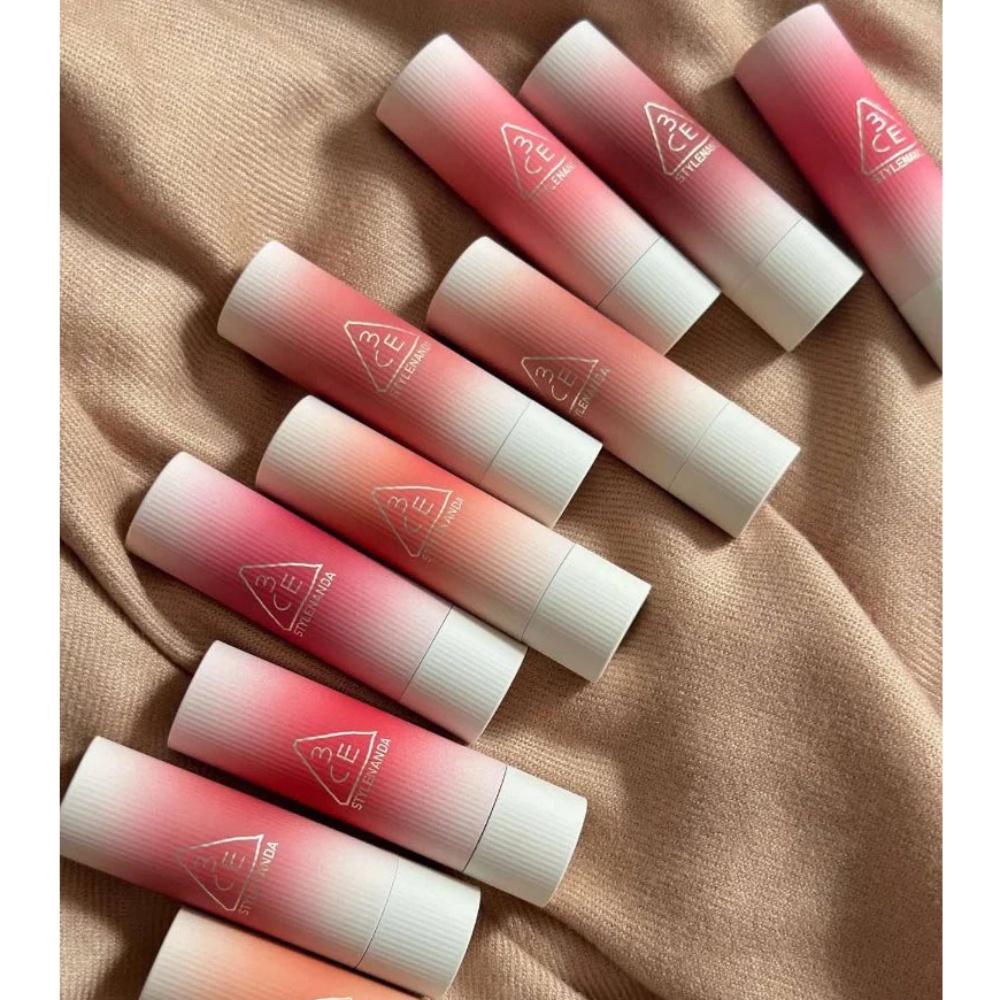 Son thỏi 3CE Cashmere Hug Lipstick 3.5g chất son mịn lì nhẹ môi