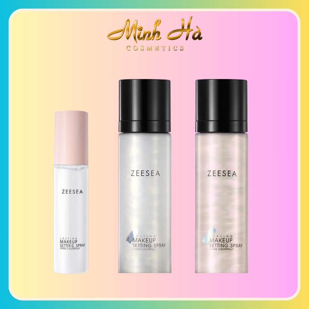 Xịt khóa nền Zeesea Lasting Makeup Settting Spray 100ml dưỡng ẩm tạo hiệu ứng căng bóng, lâu trôi