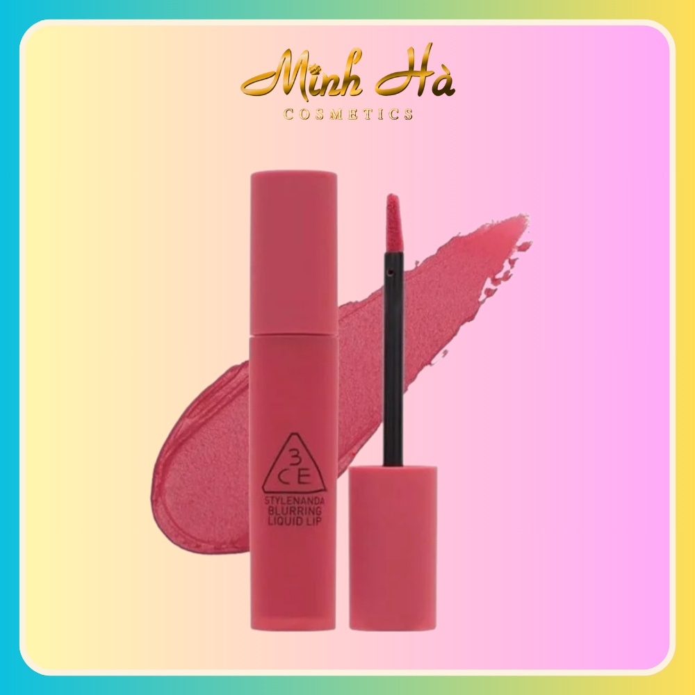 Son kem lì 3CE Blurring Liquid Lip 5.5g cho hiệu ứng làm mờ vân môi