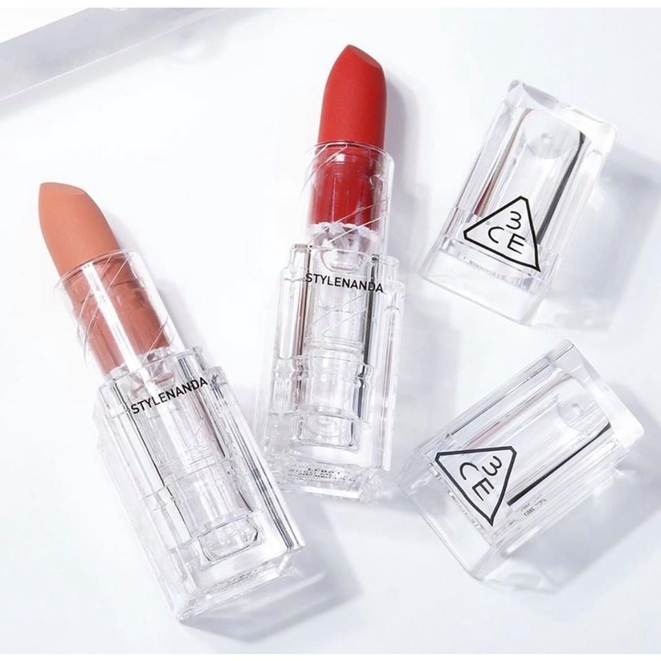 Son 3CE Soft Matte Lipstick 3.5g mềm, lì và nhẹ môi