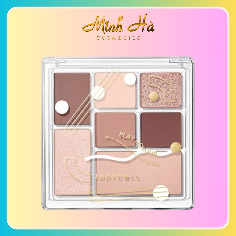 Phấn mắt Judydoll Play Colors Eyeshadow Palette 8.5g dễ tán lên màu chuẩn