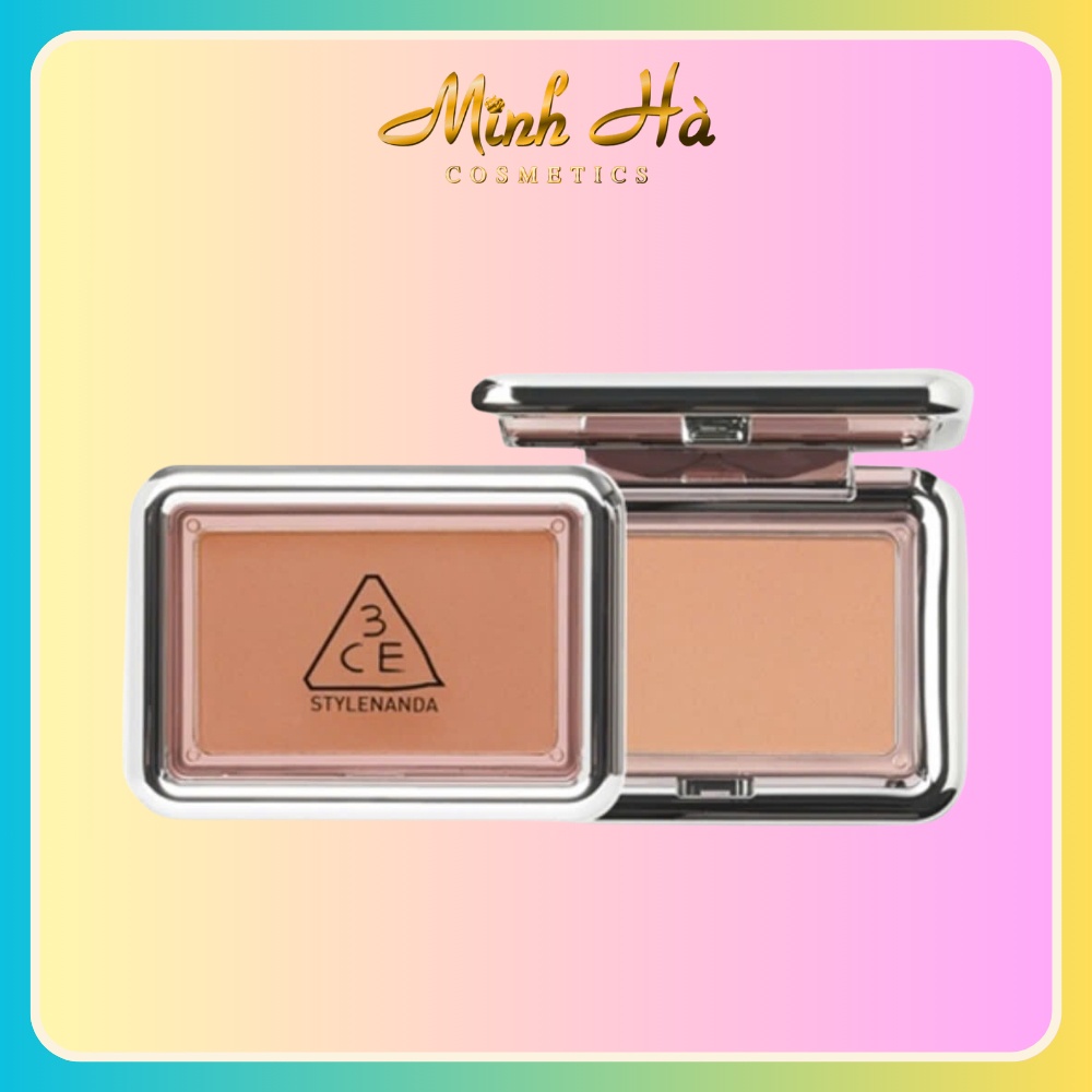 Phấn má hồng 3CE New Take Face Blusher chất phấn mịn lì lên màu chuẩn xác tự nhiên