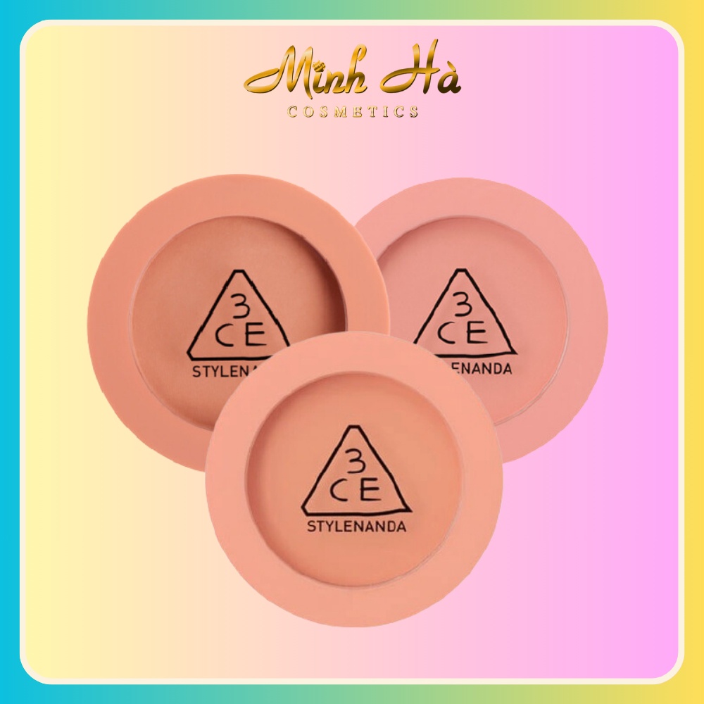 Phấn má hồng 3CE Face Blush 5g phấn nén mịn lì lâu trôi