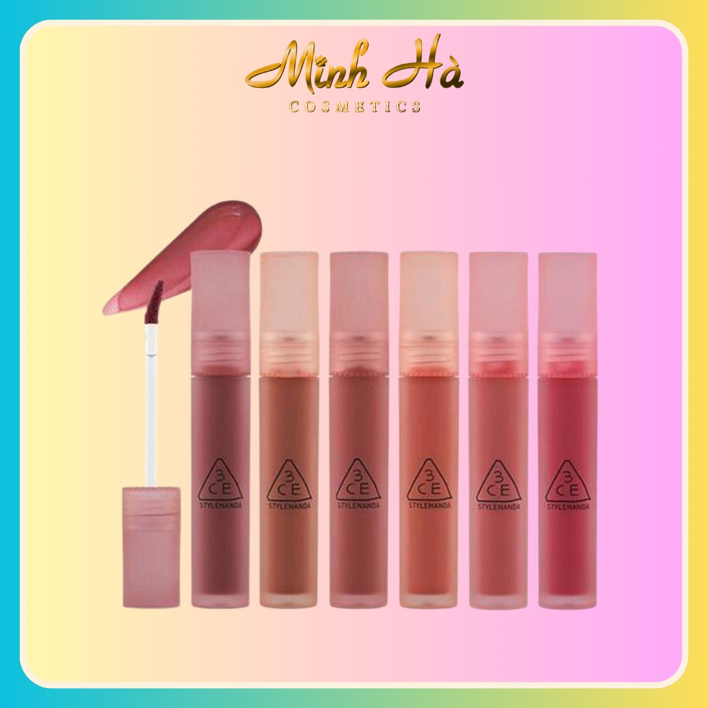 Son tint 3CE Blur Water Tint 4.6g bám màu tốt, lâu trôi, thời thượng, không kén da