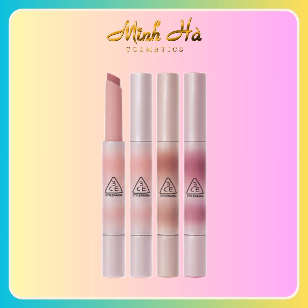 Son dưỡng có màu 3CE Shine Reflector 1.7g giúp môi luôn căng mọng suốt ngày dài