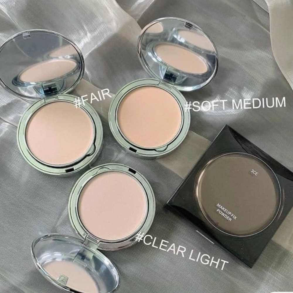 Phấn phủ 3CE Makeup Fix Powder 10g che phủ và làm mịn da