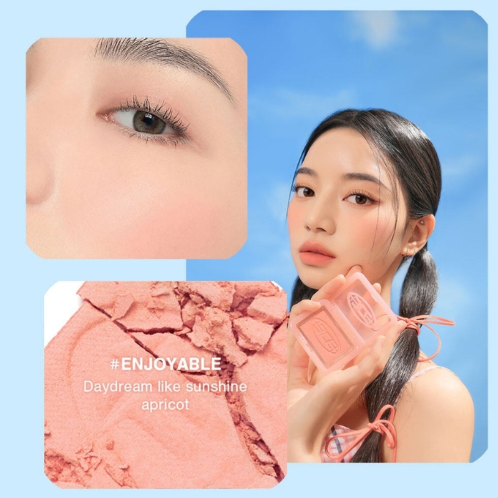 Phấn má hồng 3CE New Take Face Blusher chất phấn mịn lì lên màu chuẩn xác tự nhiên