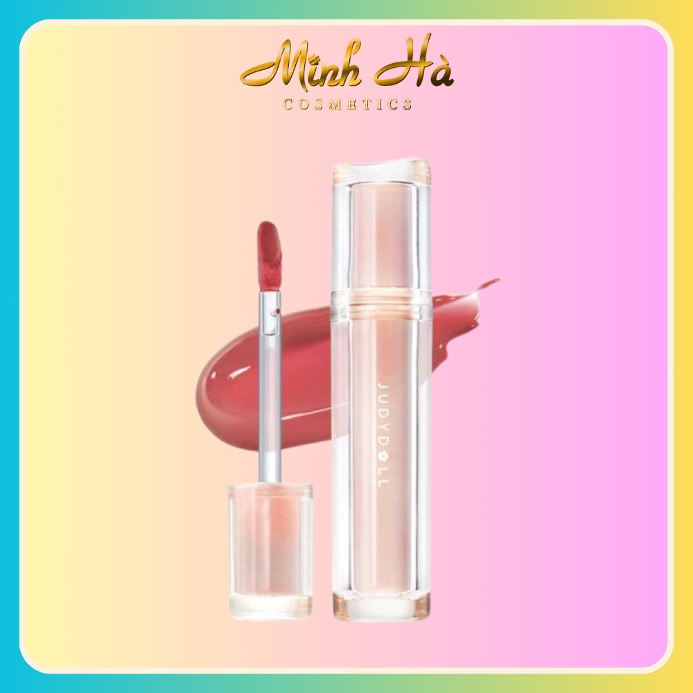 Son bóng Judydoll Iced Tea Watery Lip Gloss 2.4g môi bóng căng mọng không dính nhẹ môi
