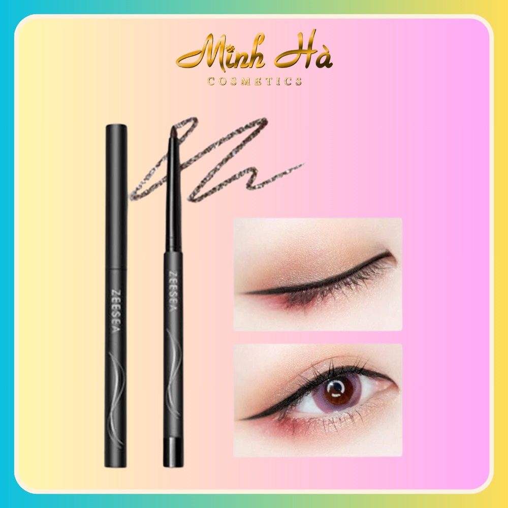 Chì kẻ mắt Zeesea Black Lasting Eyeliner 0.5g chống thấm nước lâu trôi nhanh khô