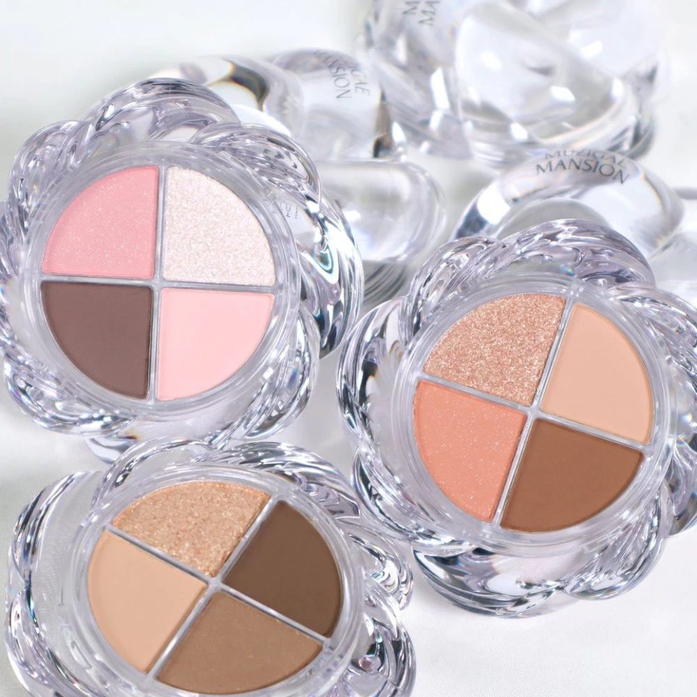 Phấn mắt 4 ô Muzigae Mansion Twist Pot Eye Palette 5g mềm mại dễ tán lâu trôi