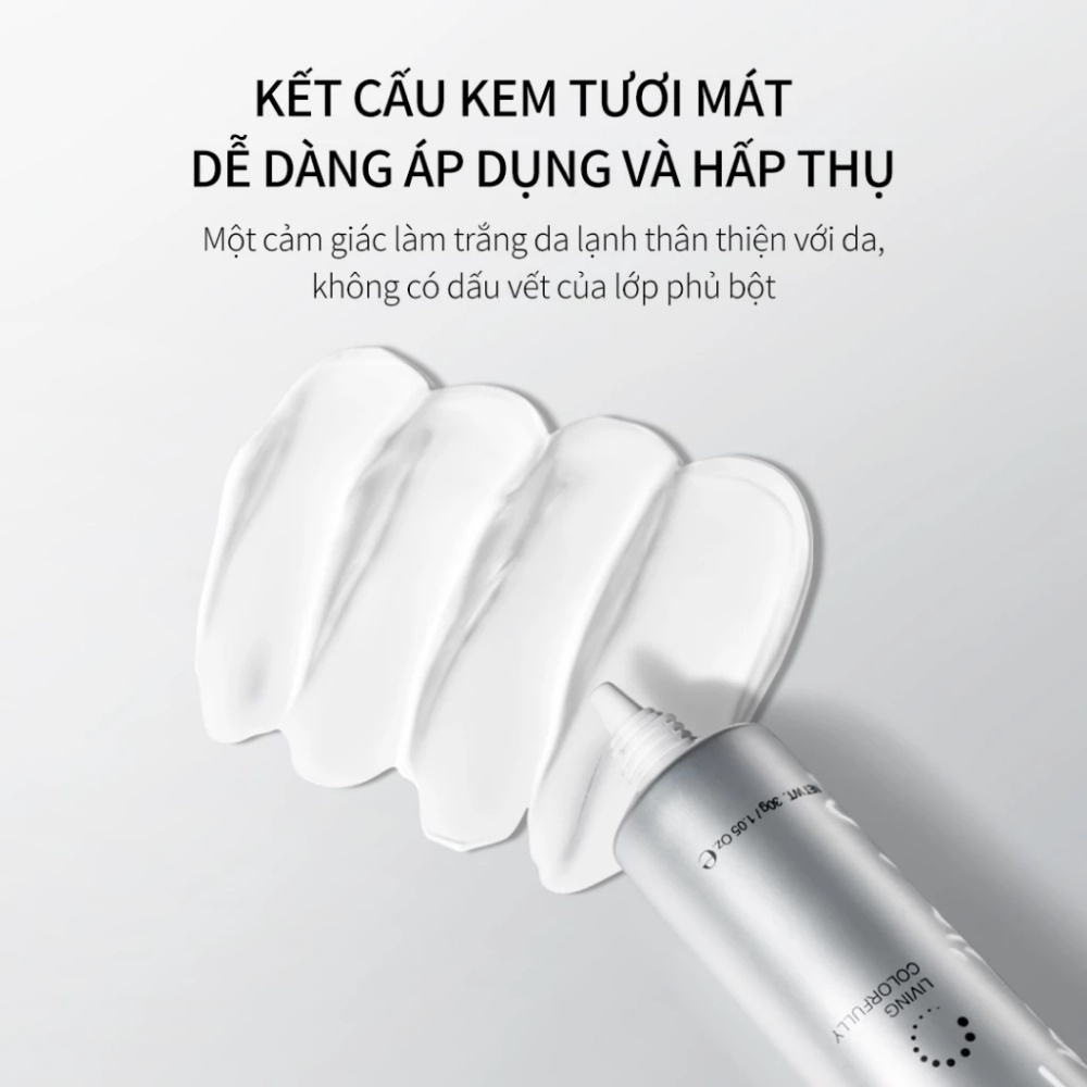 Kem Zeesea Vitality VC Beauty Tone Up Cream 30g làm sáng da chống nước