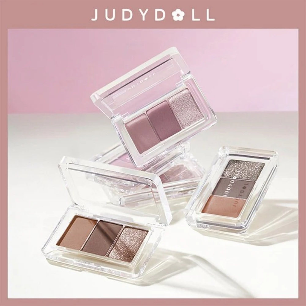 Phấn mắt 3 ô Judydoll Eyeshadow Palette 2.5g dễ tán bền màu
