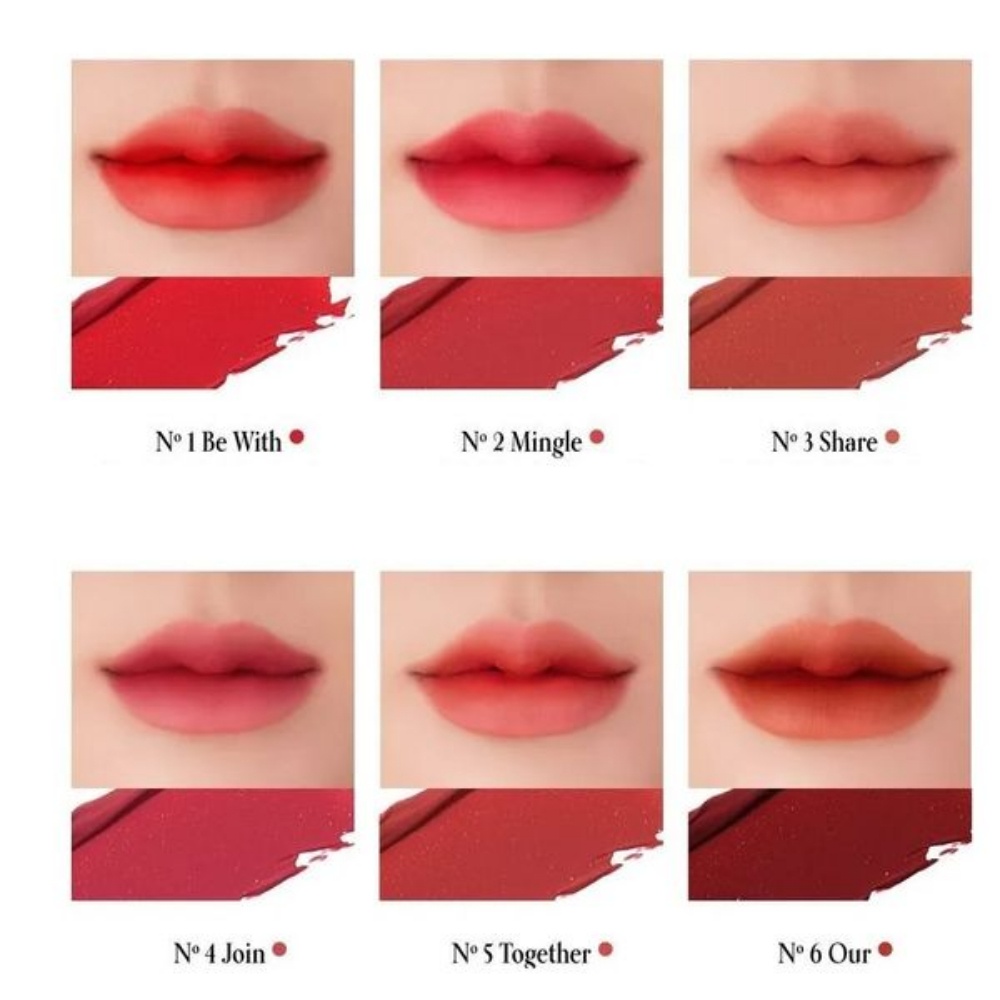 Son kem Unleashia Luv Hug Velvet Tint 3.4g bền màu lâu trôi