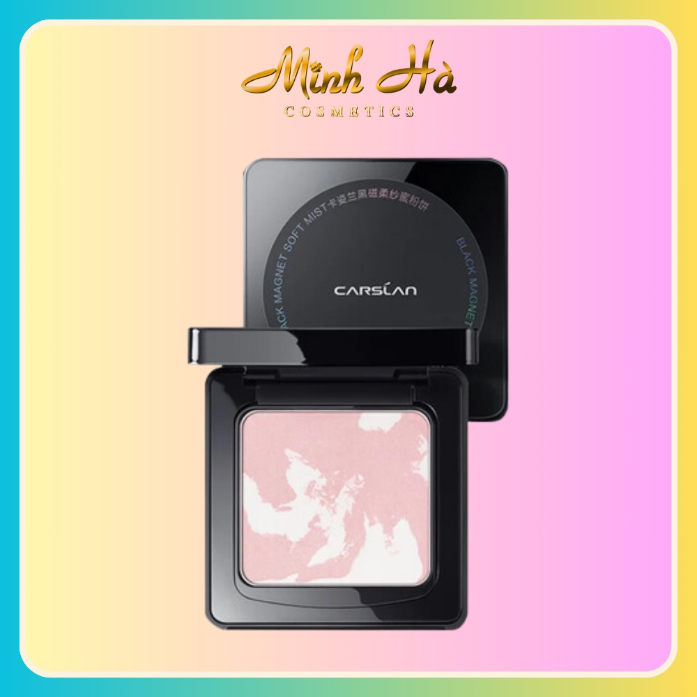 Phấn phủ nén Carslan Black Magnet Soft Mist Powder 8g kiềm dầu mỏng nhẹ