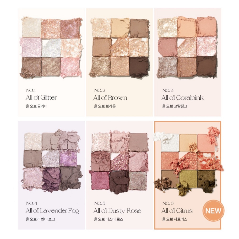 Bảng phấn mắt 9 ô Unleashia Glitterpedia Eye Palette 10g màu sắc có độ bền cao