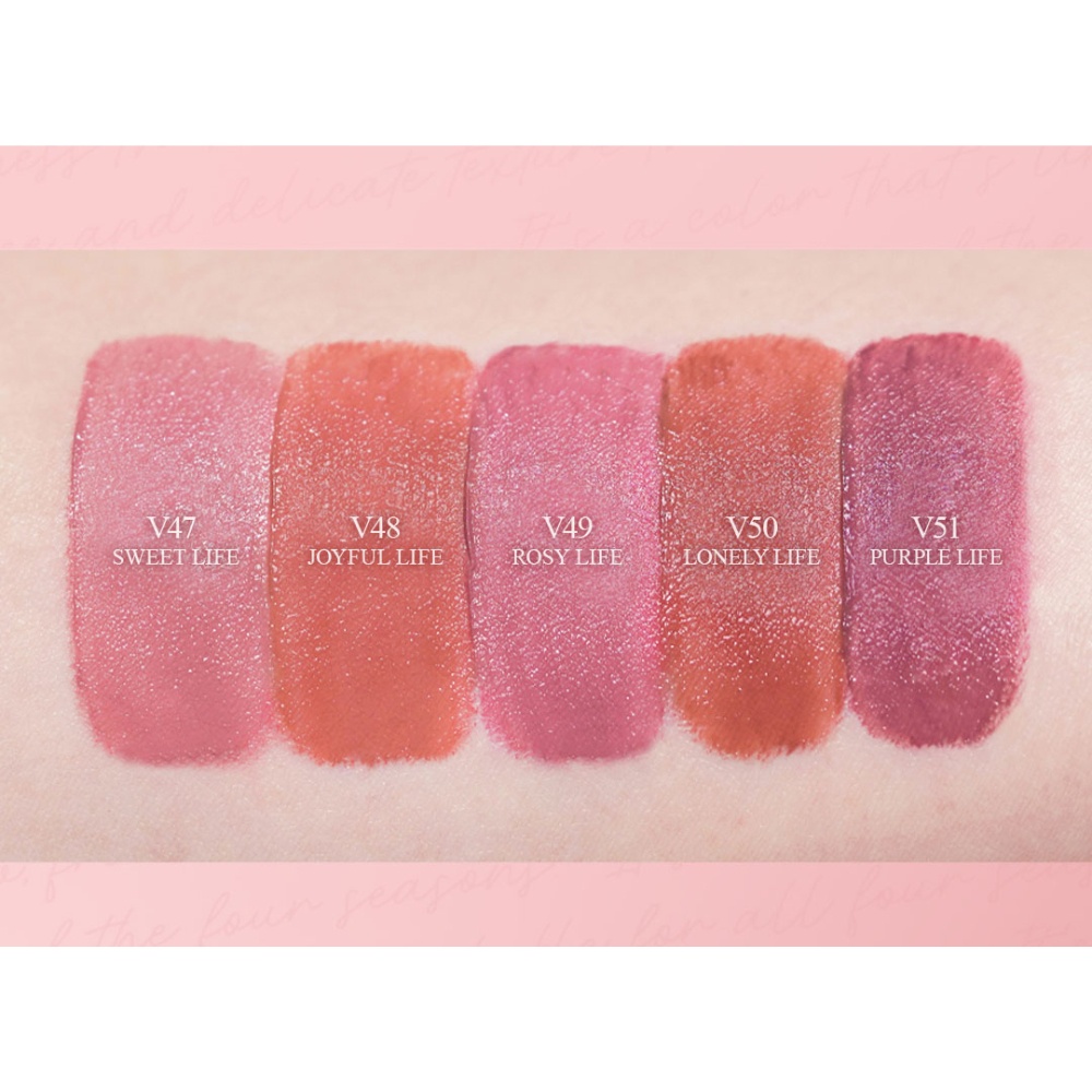 Son kem Bbia Last Velvet Lip Tint MLBB Edition 5g lên màu chuẩn lâu trôi