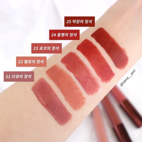 Son kem lì Bbia Last Velvet Lip Tint Version 5 Note Series 5g chất son chuẩn mịn lì