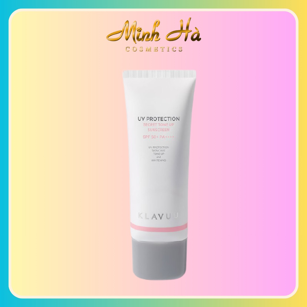 Kem chống nắng Klavuu UV Protection Secret Tone Up Sunscreen SPF50+ PA++++ 50ml dễ tán, thấm nhanh, không gây nhờn rít