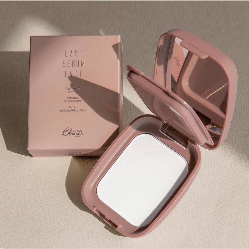 Phấn phủ Bbia Last Sebum Pact 00 Super Clear 7g làm mịn che phủ và kiềm dầu cho da
