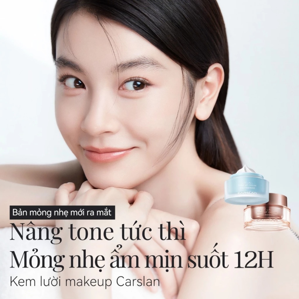 Kem nâng tông Carslan All Star Tone Up Cream 50g dưỡng ẩm che khuyết điểm hiệu quả