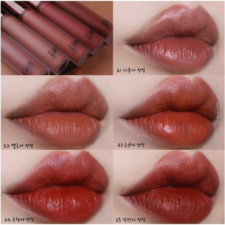 Son kem lì Bbia Last Velvet Lip Tint Version 5 Note Series 5g chất son chuẩn mịn lì